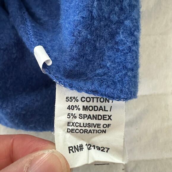 Johnnie O Hoodie Womens Small Royal Blue Carrie Pullover V-Neck Athleisure - Picture 7 of 9